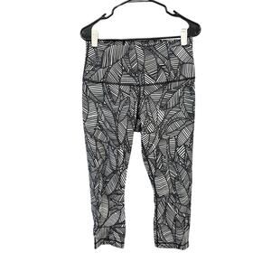 Black and White Printed Leggings - Lululemon - XL